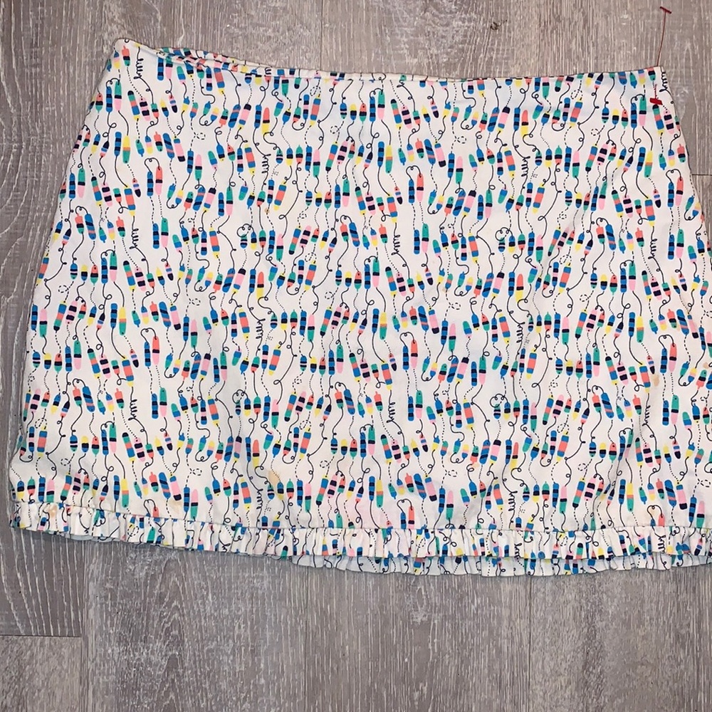 DONATING SALE!! LILLY PULITZER ocean buoy(?) MINI SKIRT!